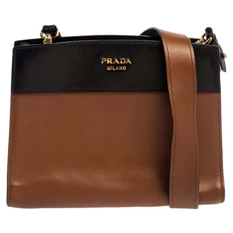 prada handbags brown leather|prada leather bag brown.